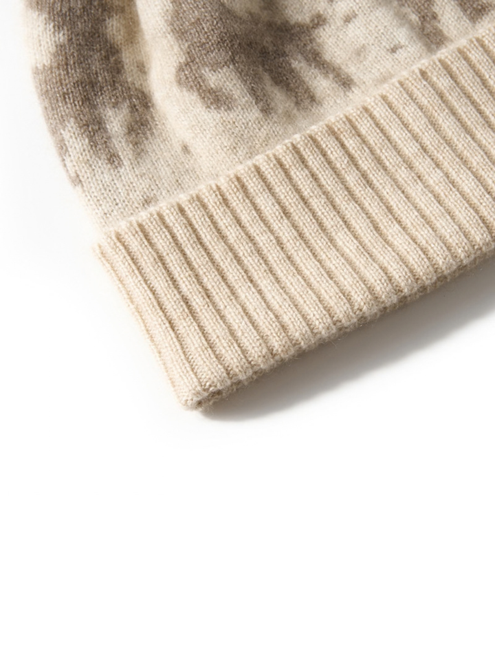 Women's Reindeer Pom Pom Beanie