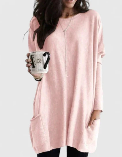 Women's Relaxed-Fit Tunic with Pockets