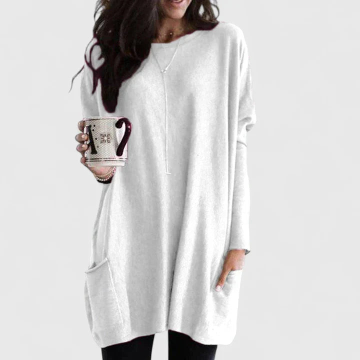 Women's Relaxed-Fit Tunic with Pockets