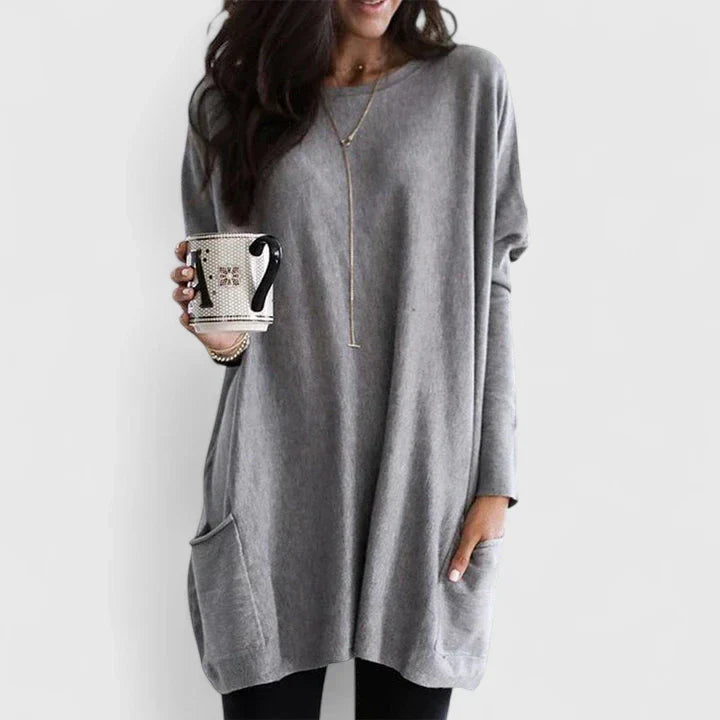 Women's Relaxed-Fit Tunic with Pockets