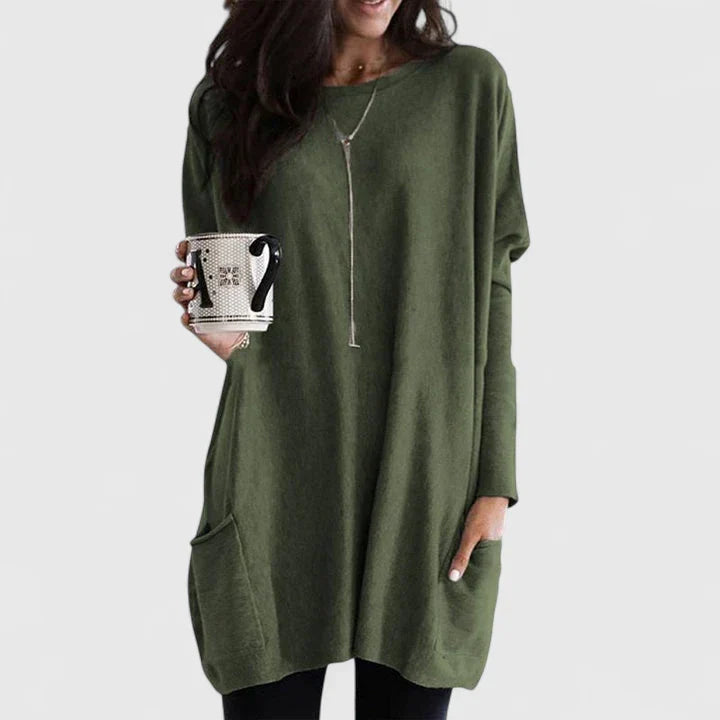 Women's Relaxed-Fit Tunic with Pockets