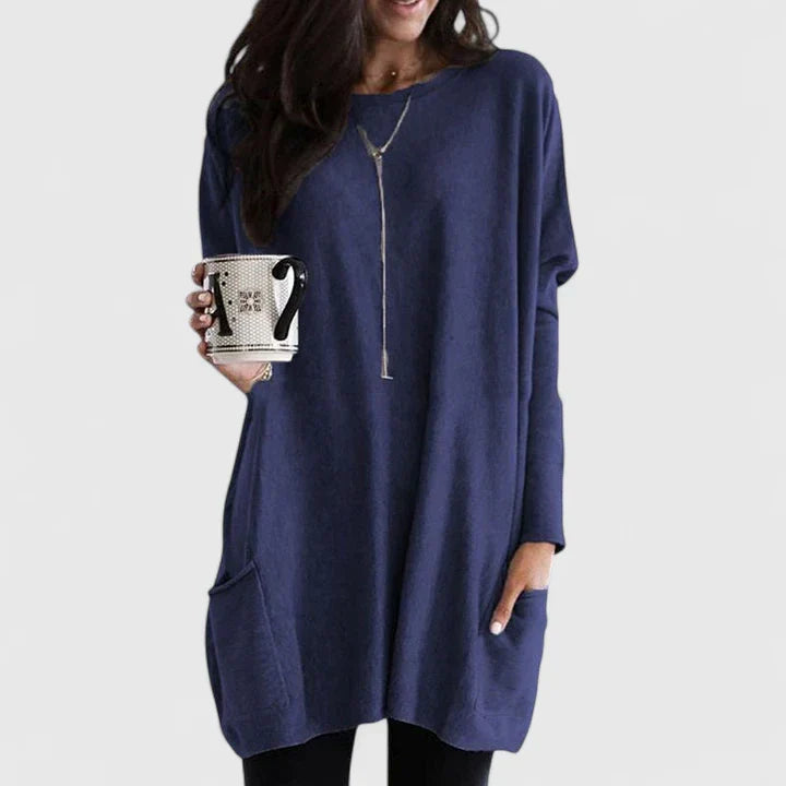 Women's Relaxed-Fit Tunic with Pockets
