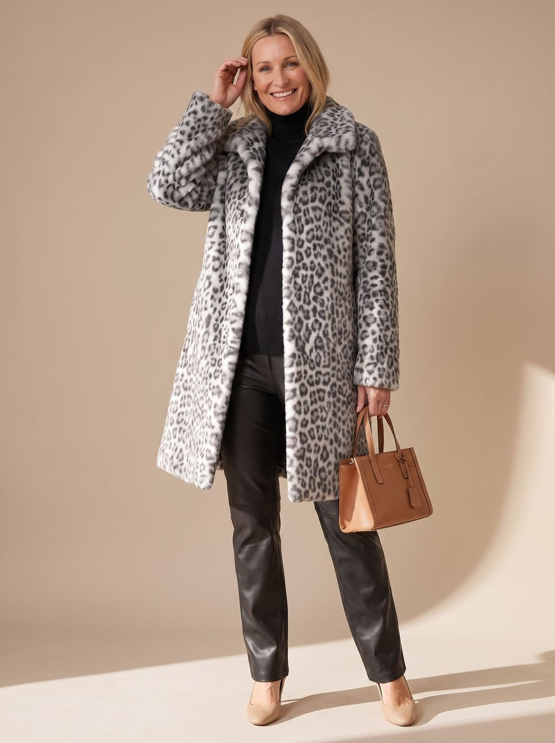 Women's Relaxed Mid-Length Winter Coat