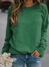 Women's Relaxed Raglan Crew Neck Sweatshirt