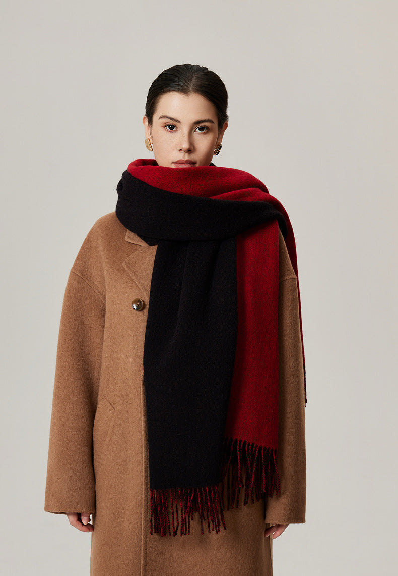 Women's Reversible Oversized Blanket Scarf