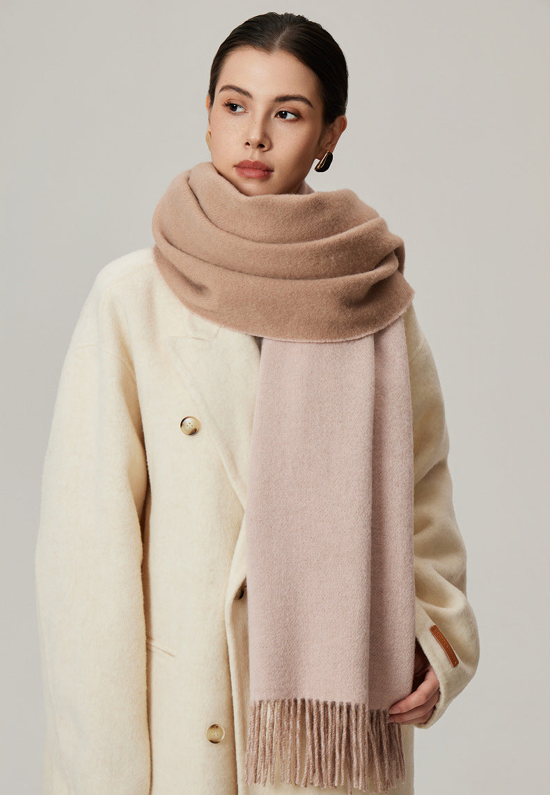 Women's Reversible Oversized Blanket Scarf