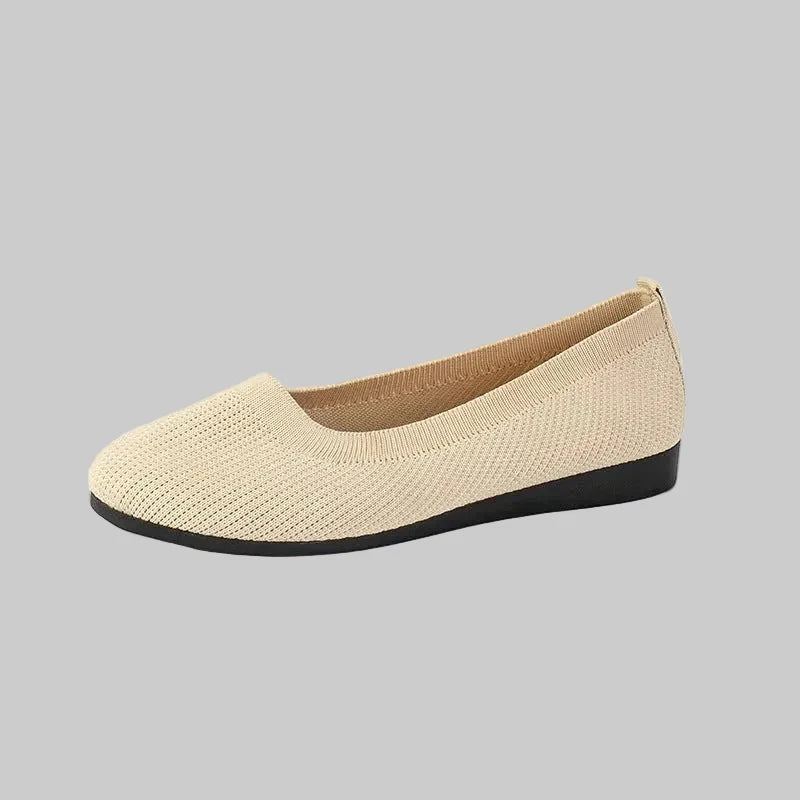 Women's Ribbed Slip-On Flats