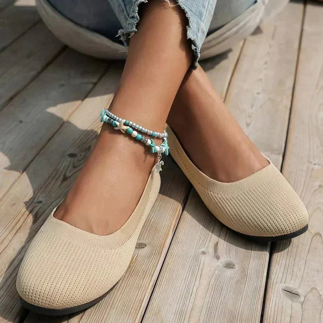 Women's Ribbed Slip-On Flats