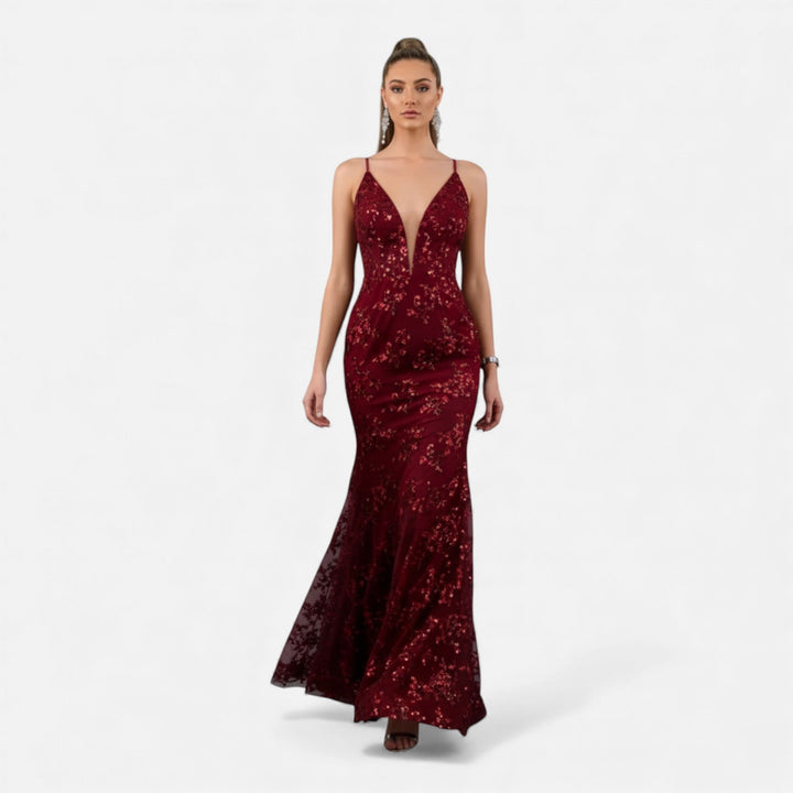 Women's Sequin Maxi Dress