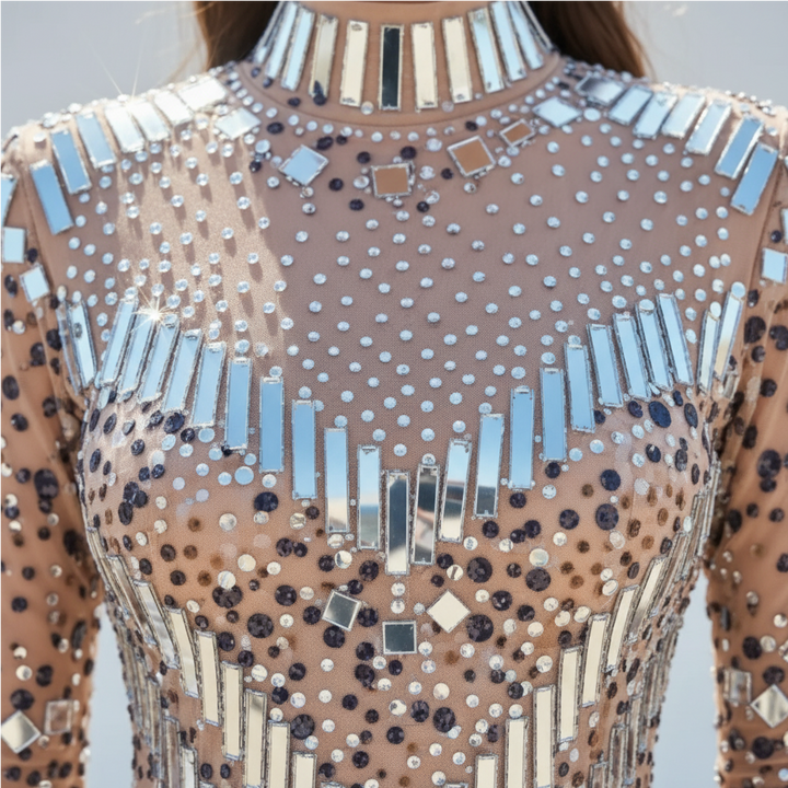 Women's Sequin Rhinestone Mini Party Dress