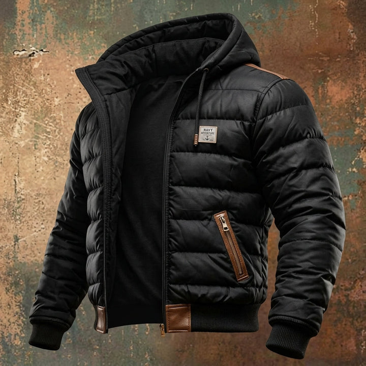 Women's Sherpa-Lined Quilted Hooded Jacket