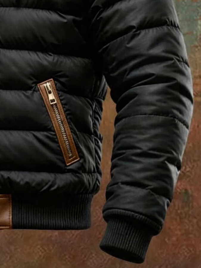 Women's Sherpa-Lined Quilted Hooded Jacket