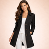 Women's Single-Breasted Button-Front Trench Coat
