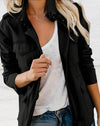 Women's Stand Collar Zip-Front Utility Jacket