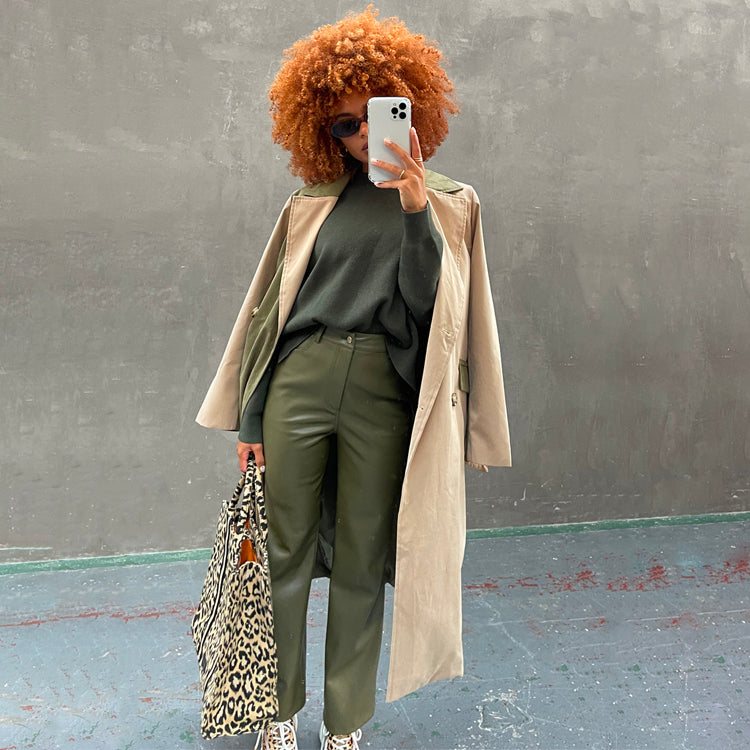 Women's Straight-Leg Cropped Trousers
