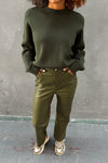 Women's Straight-Leg Cropped Trousers