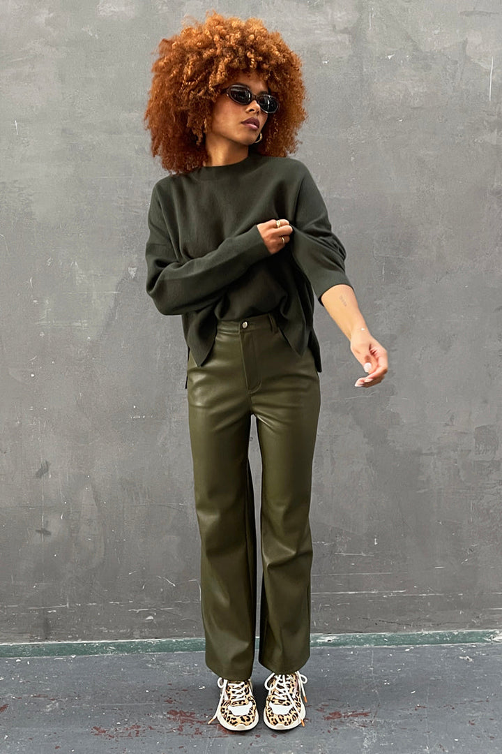 Women's Straight-Leg Cropped Trousers