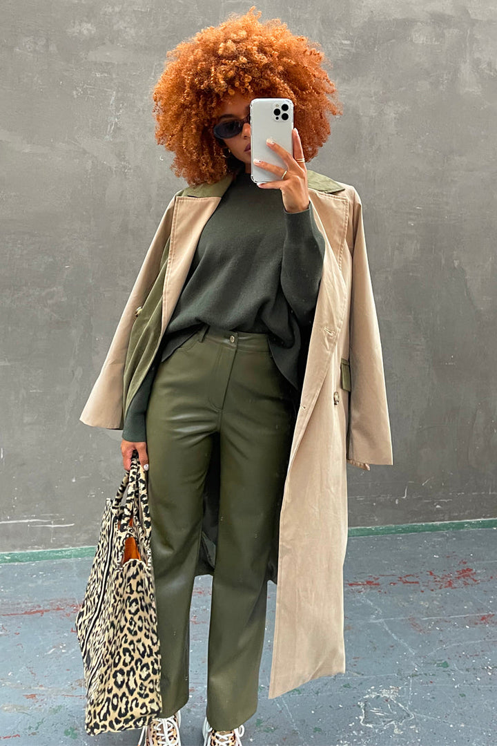 Women's Straight-Leg Cropped Trousers
