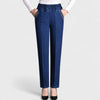 Women's Straight-Leg Elastic Waist Jeans