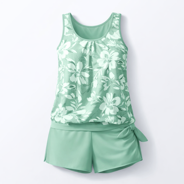 Women's Structured Two-Piece Tankini Set