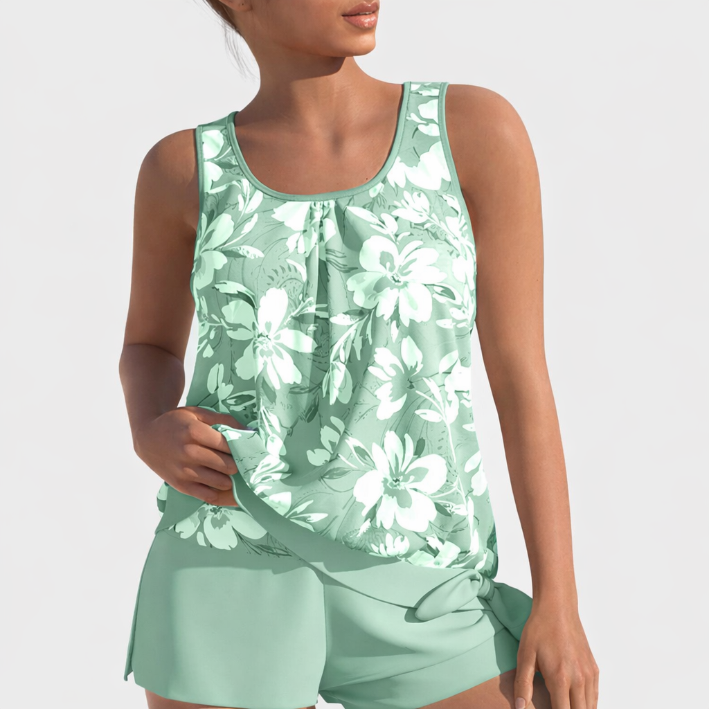 Women's Structured Two-Piece Tankini Set