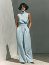 Women's Tank Top and Wide-Leg Trouser Set