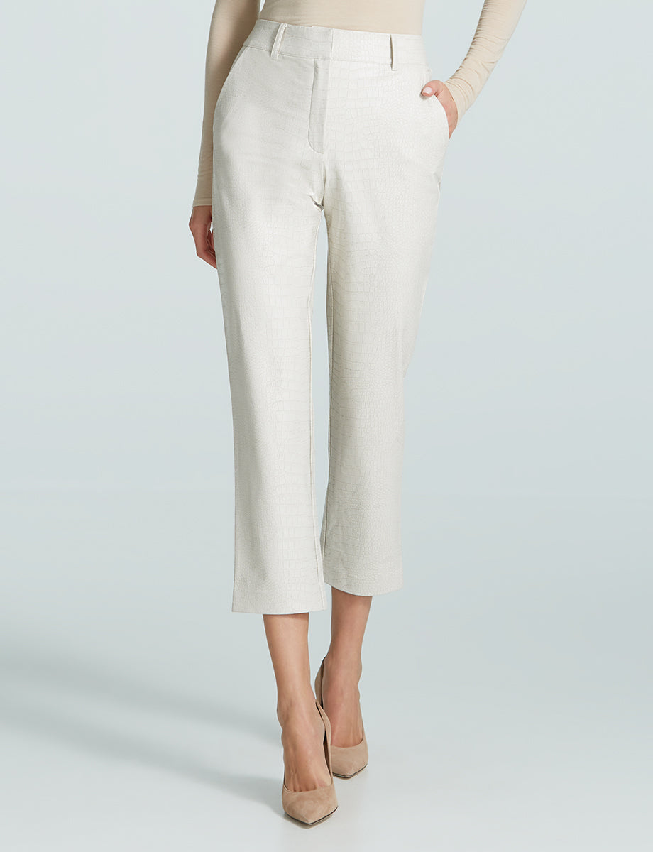 Women's Tapered Cropped Trousers