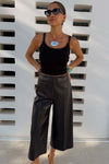 Women's Wide-Leg Crease-Detail Culottes
