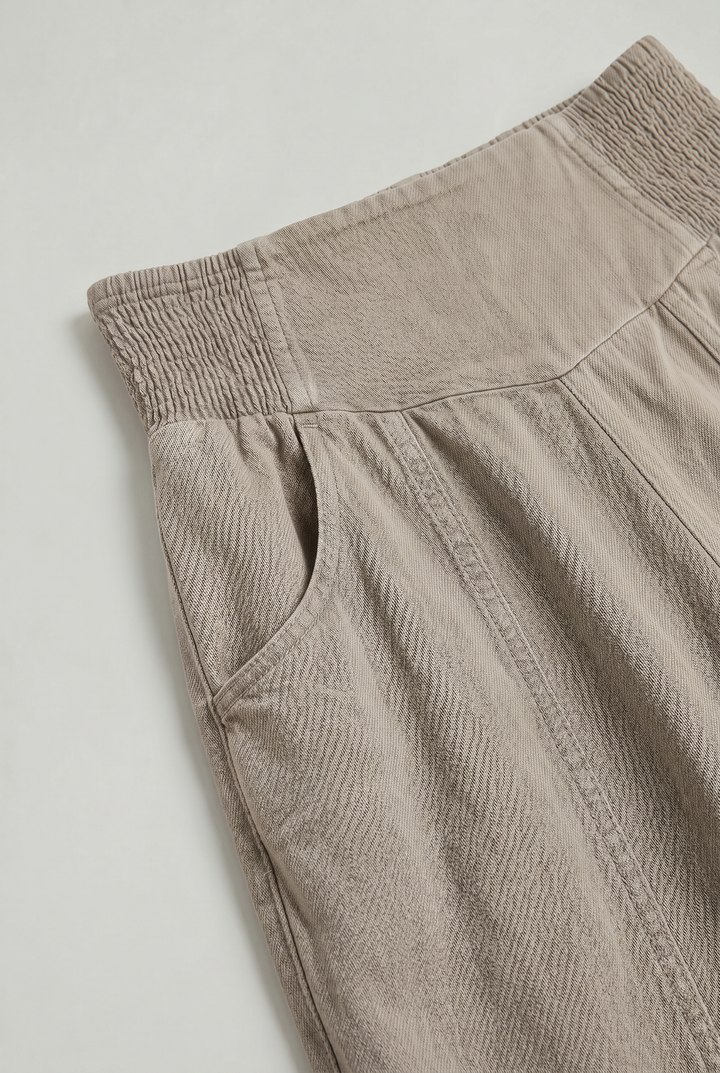Women's Wide-Leg Cropped Trousers