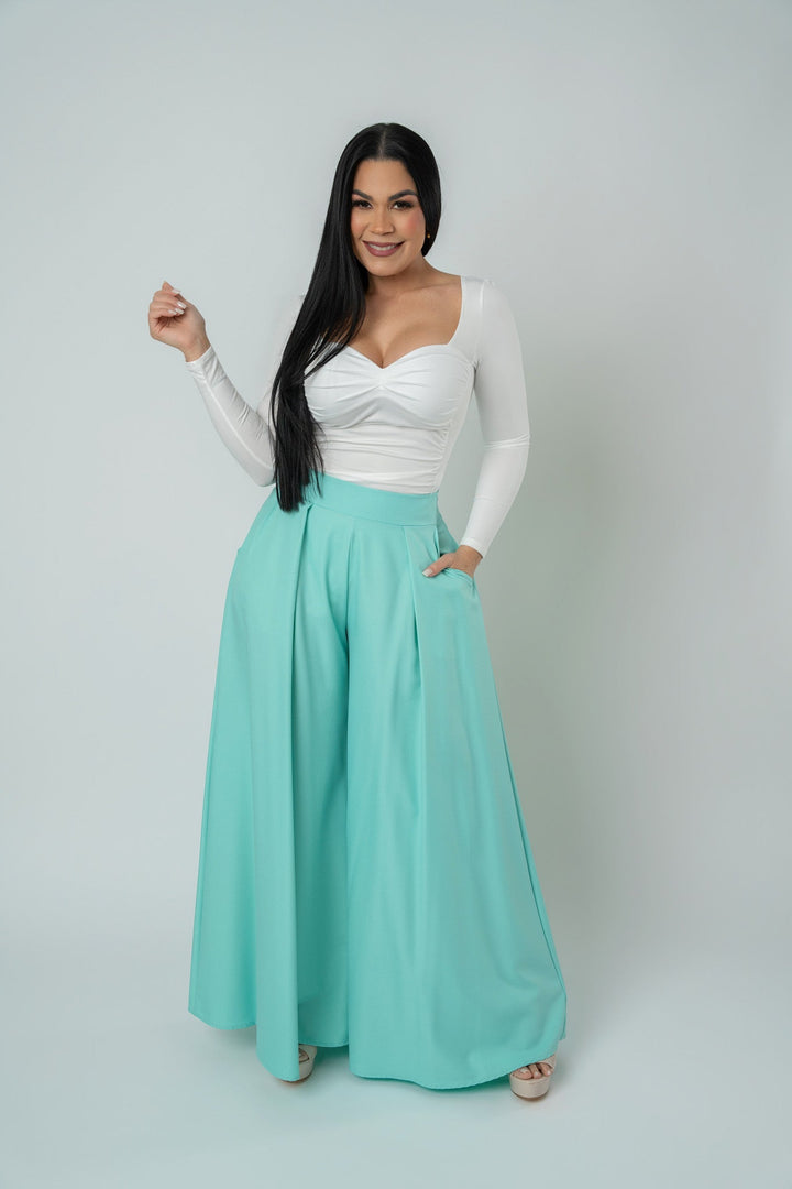 Women's Wide-Leg Palazzo Trousers