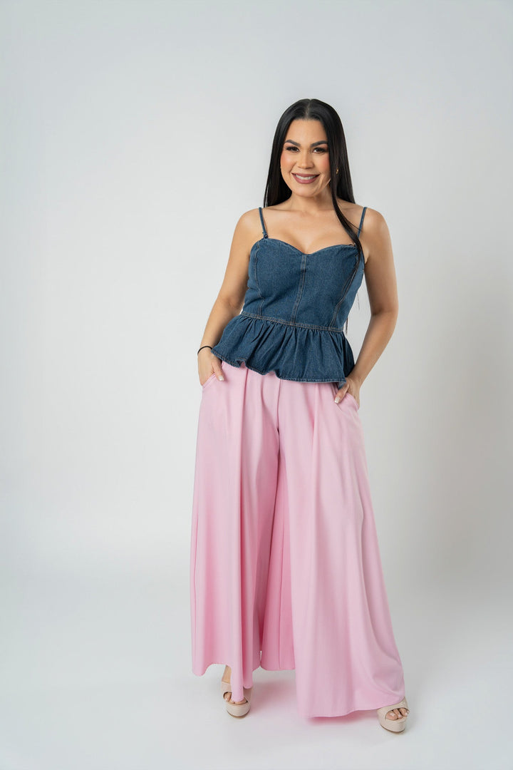 Women's Wide-Leg Palazzo Trousers