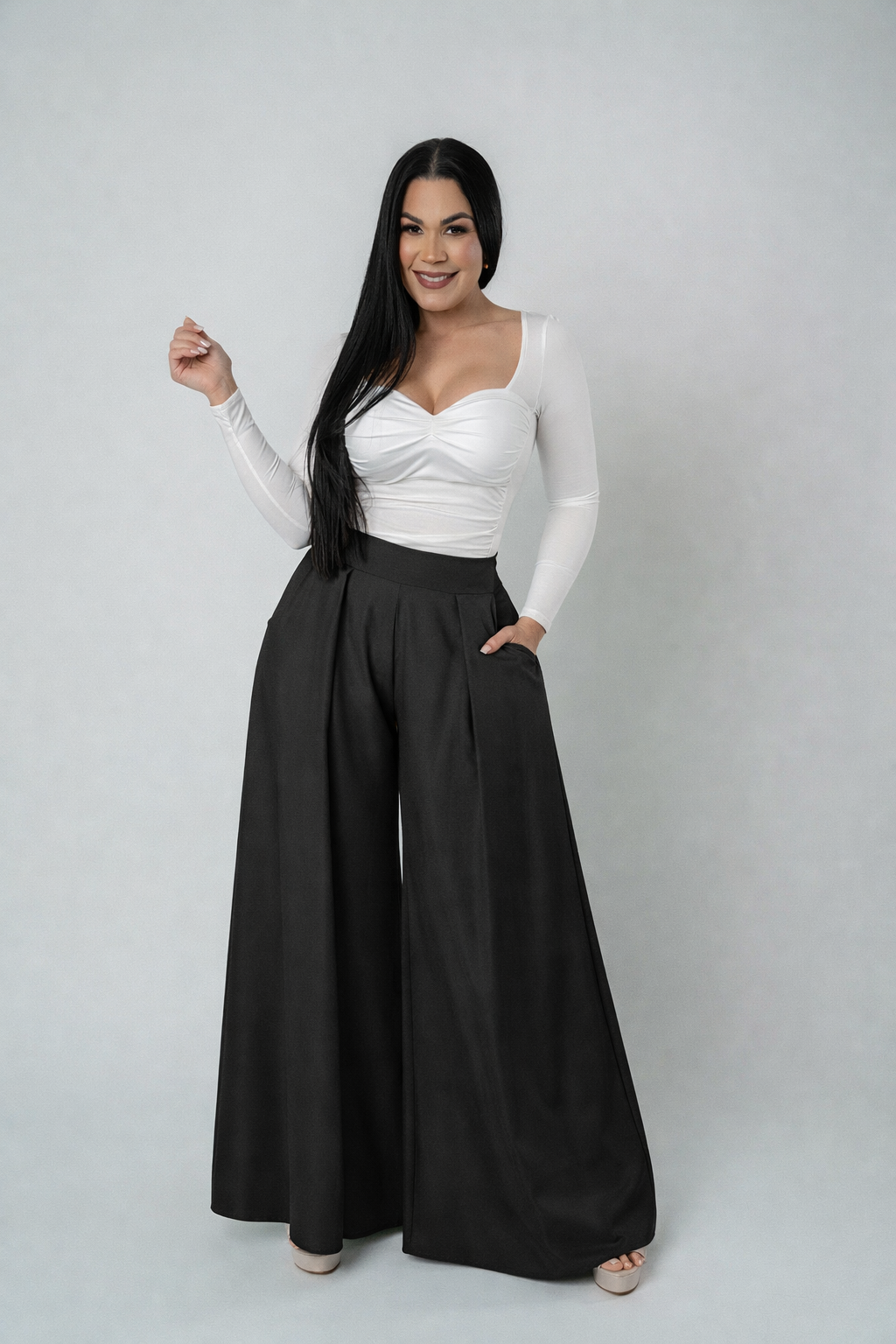 Women's Wide-Leg Palazzo Trousers