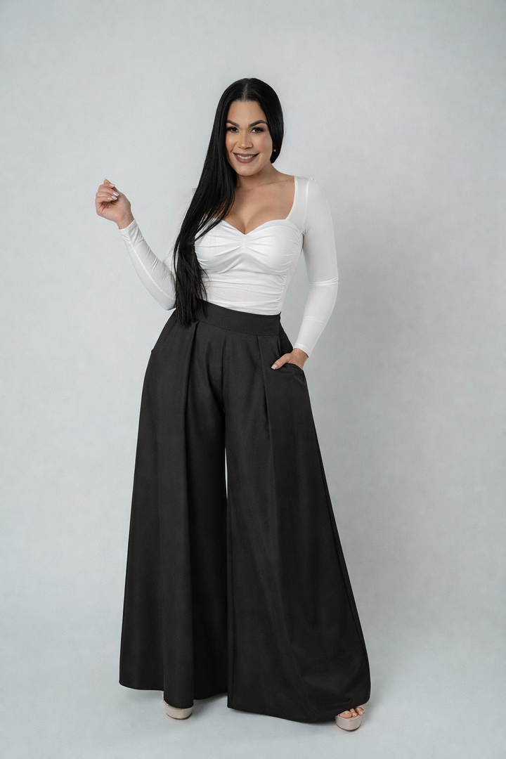 Women's Wide-Leg Palazzo Trousers