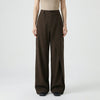 Women's Wide-Leg Trousers with Asymmetric Waist Detail