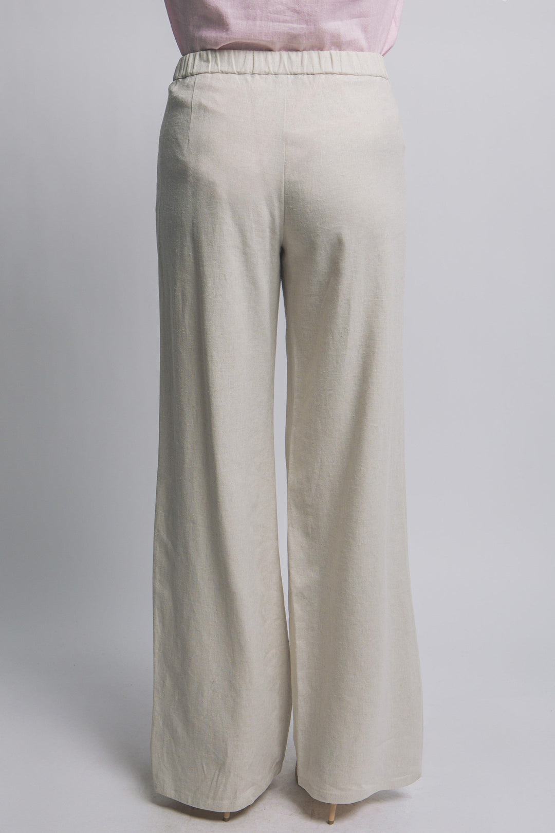 Women's Wide-Leg Trousers With Tie Belt