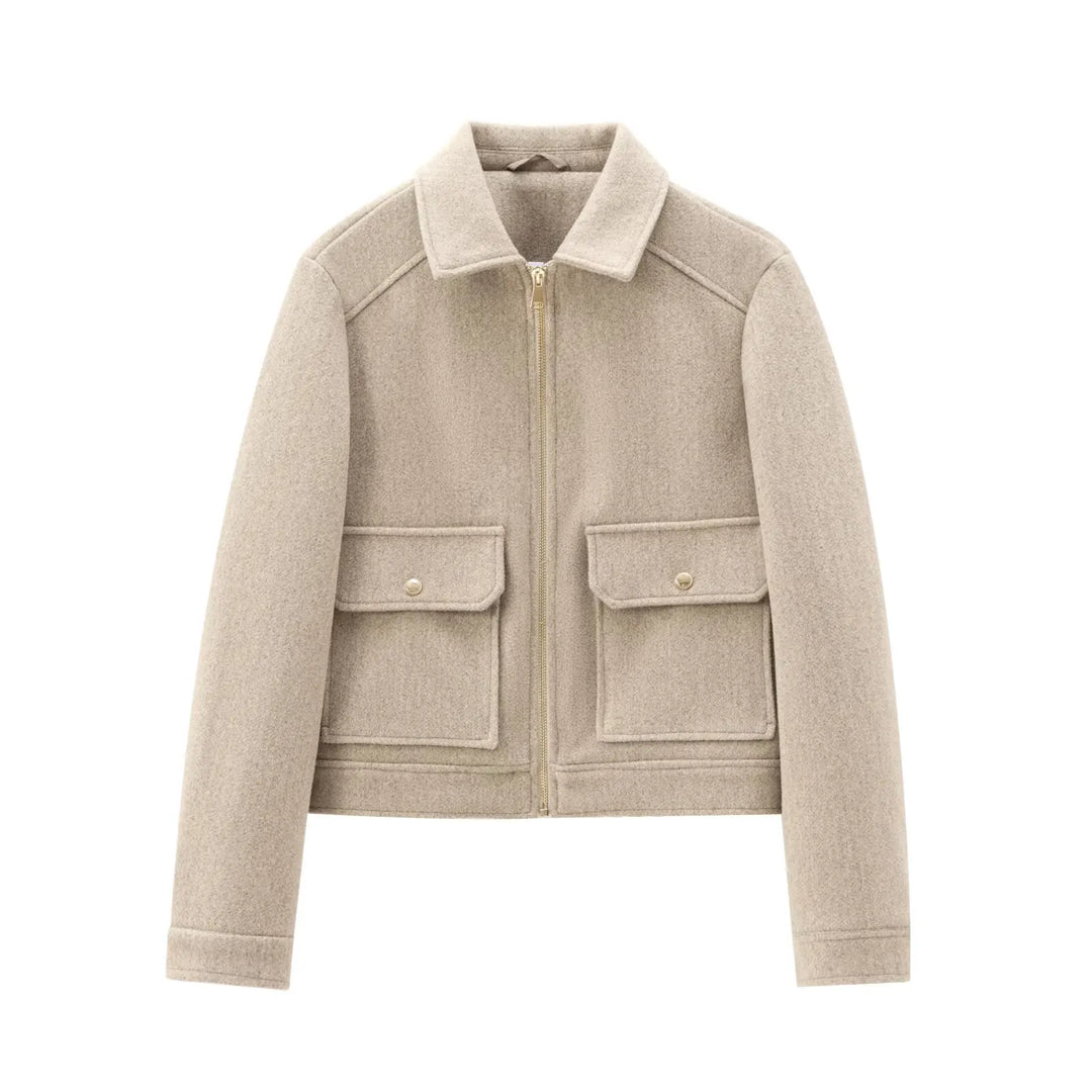 Women's Zip-Front Bomber Jacket