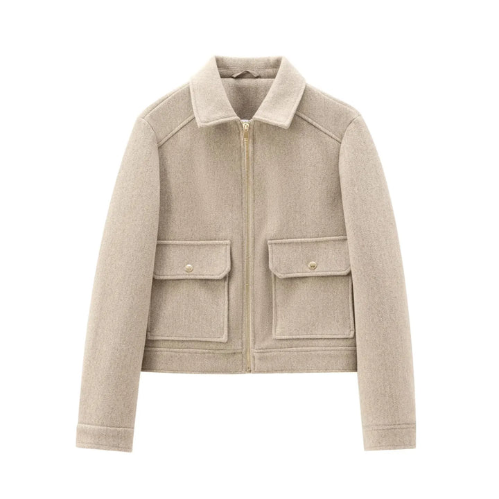 Women's Zip-Front Bomber Jacket