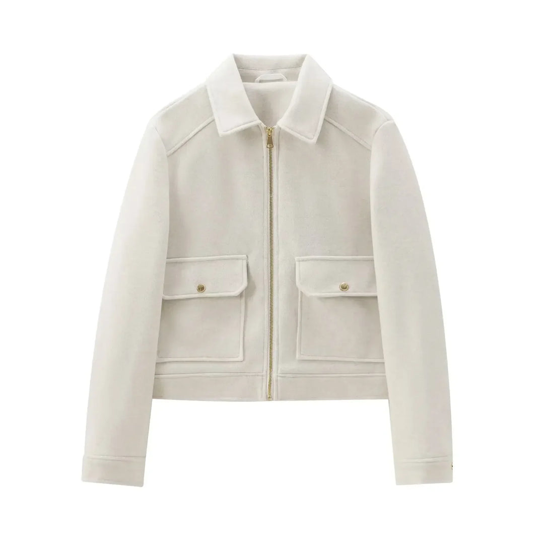 Women's Zip-Front Bomber Jacket