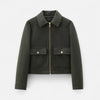 Women's Zipped Coat with Pockets