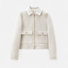 Women's Zipped Coat with Pockets