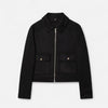 Women's Zipped Coat with Pockets
